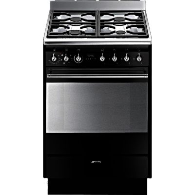 Smeg Concert SUK61MBL8 Dual Fuel Multifunction Cooker in Gloss Black Smeg Concert SUK61MBL8 Dual Fuel Multifunction Cooker in Gloss Black
